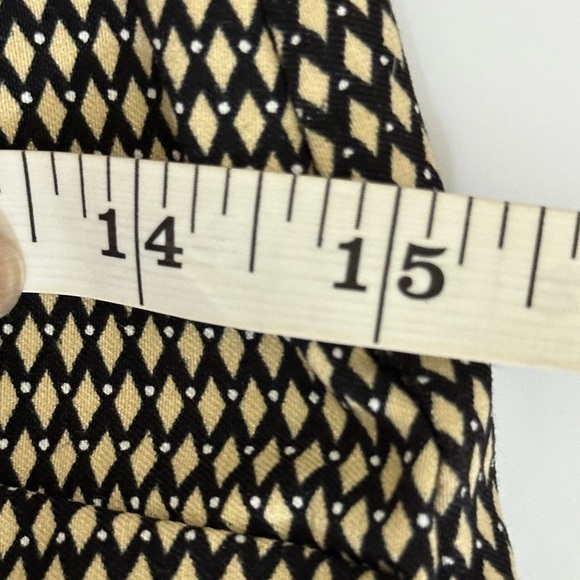 Rafaella sz 8 pant straight leg, pull on Diamond shape design mini print - Picture 5 of 15